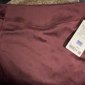 Lululemon Scuba HR Mini Skirt in Velvet Deep Burgundy